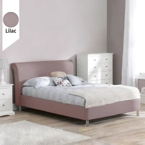 Υφασμάτινο Κρεβάτι Loli Lilac ypnos.gr