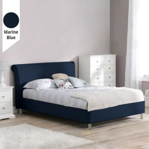 Υφασμάτινο Κρεβάτι Loli Marine Blue ypnos.gr