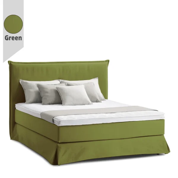 Υφασμάτινο Κρεβάτι Peni Green ypnos.gr