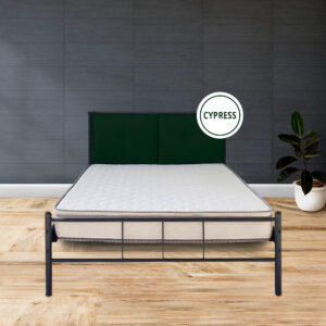 μεταλλικό κρεβάτι Garbed χρώμα μαξιλάρας cypress