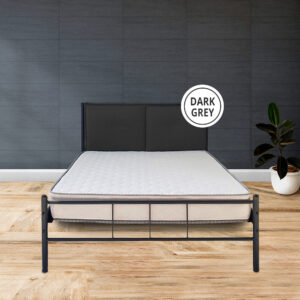 μεταλλικό κρεβάτι Garbed χρώμα μαξιλάρας σκούρο γκρι dark grey