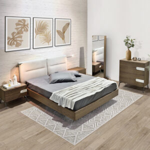 Ξύλινο Κρεβάτι Mellow Διπλό 160x200 σετ