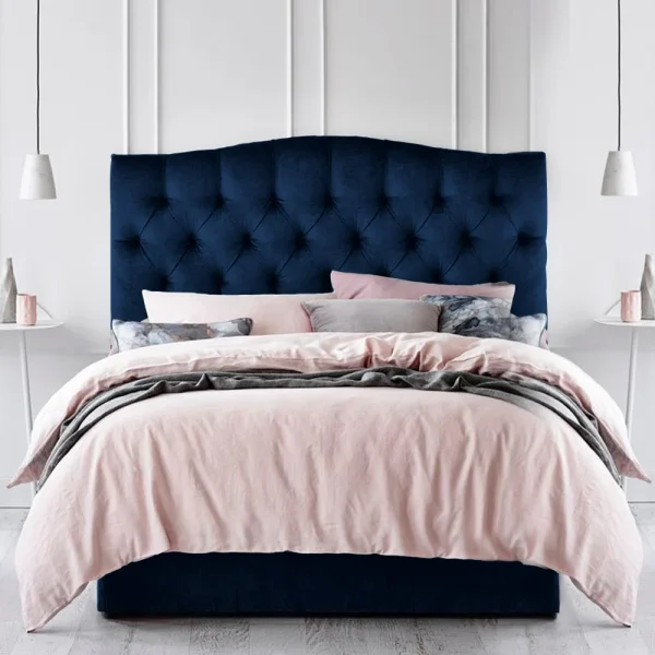 Υφασμάτινο Κρεβάτι Ύπνου Fedra Blue ypnos.gr MAIN