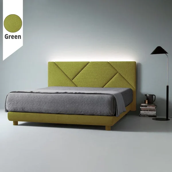 Υφασμάτινο Κρεβάτι Ύπνου Geometry Green ypnos.gr