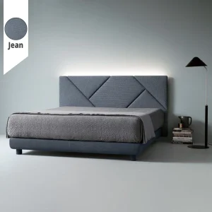 Υφασμάτινο Κρεβάτι Ύπνου Geometry Jean ypnos.gr